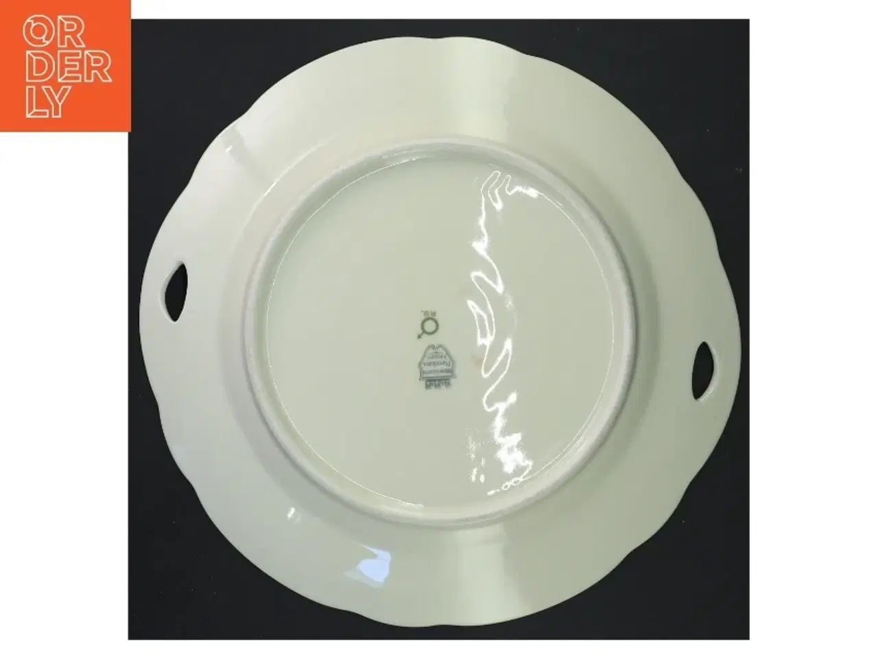 Billede 3 - Porcelænsfad med blomster fra Rothesmann Reichenau Bavaria (str. Ø 25 cm)