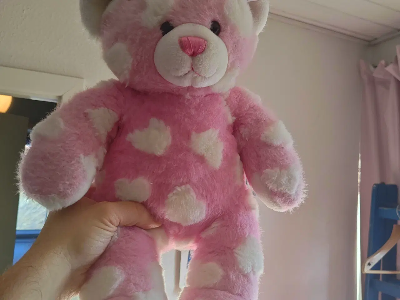 Billede 1 - Build a Bear Bamse med Hjerter
