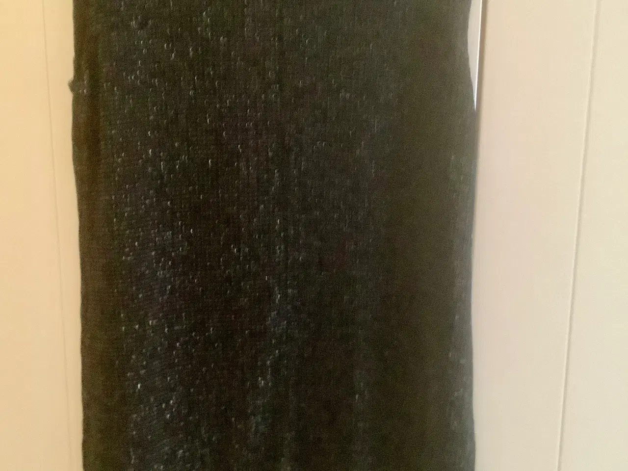 Billede 3 - Vintage lang top med metaltråde og foer.