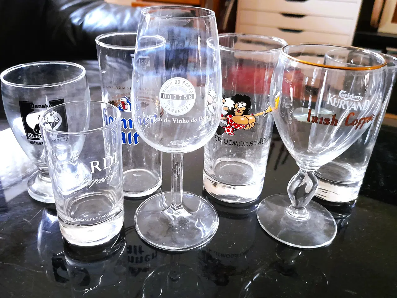 Billede 1 - 6 ØLGLAS, VINGLAS, COCTAILGLAS 15kr/Stk