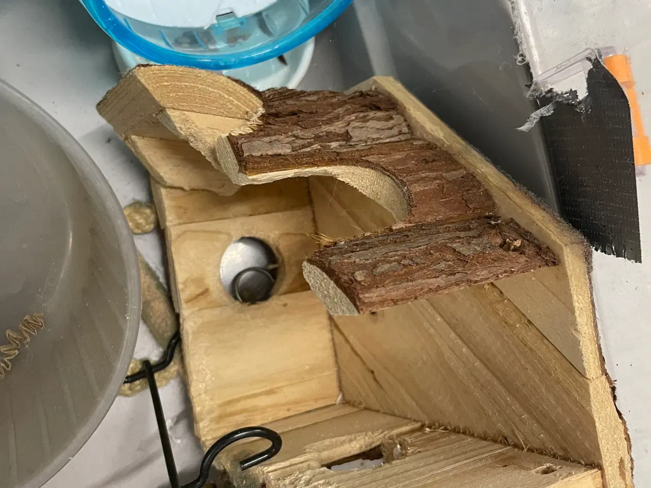 Billede 3 - Hamsterbur med indhold.