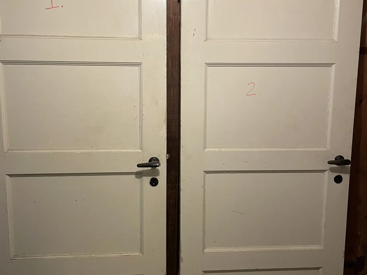 Billede 3 - 2 fyldningsdøre til salg i virkelig fin stand 