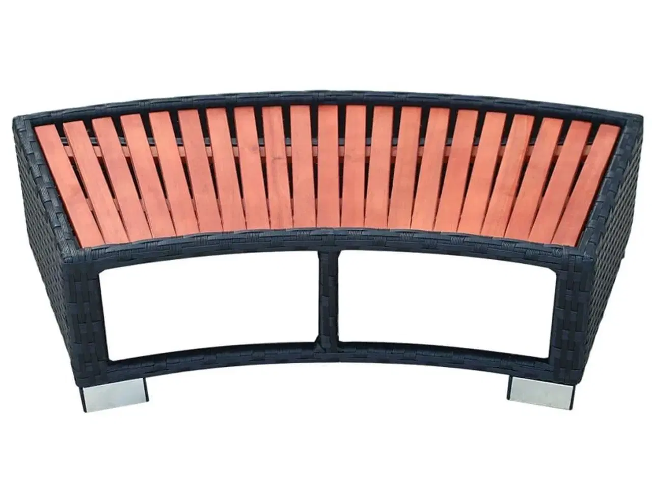Billede 3 - Spatrin i polyrattan 92 x 45 x 25 cm sort