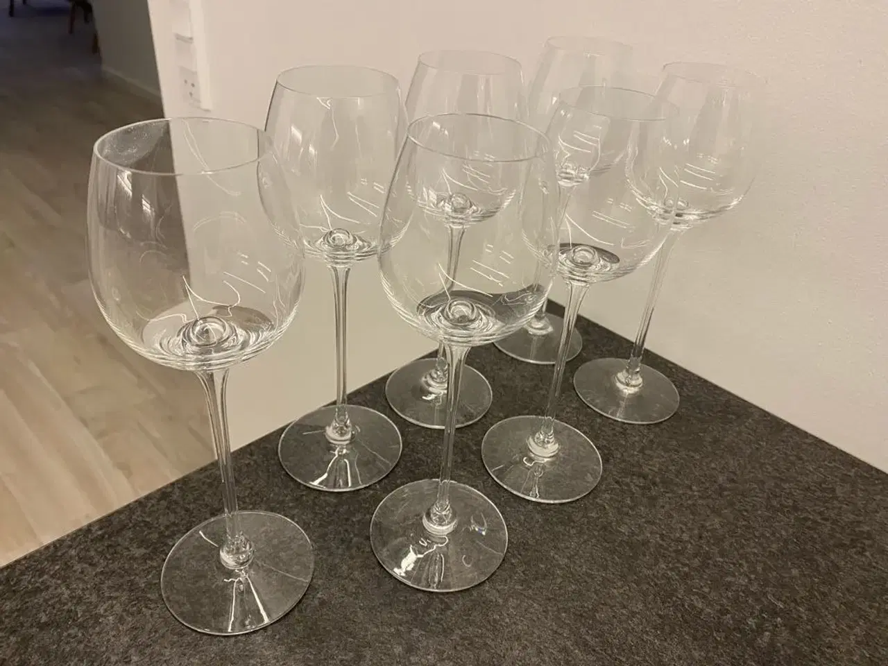 Billede 2 - 7 Holmegaard Fontaine hvid vins glas