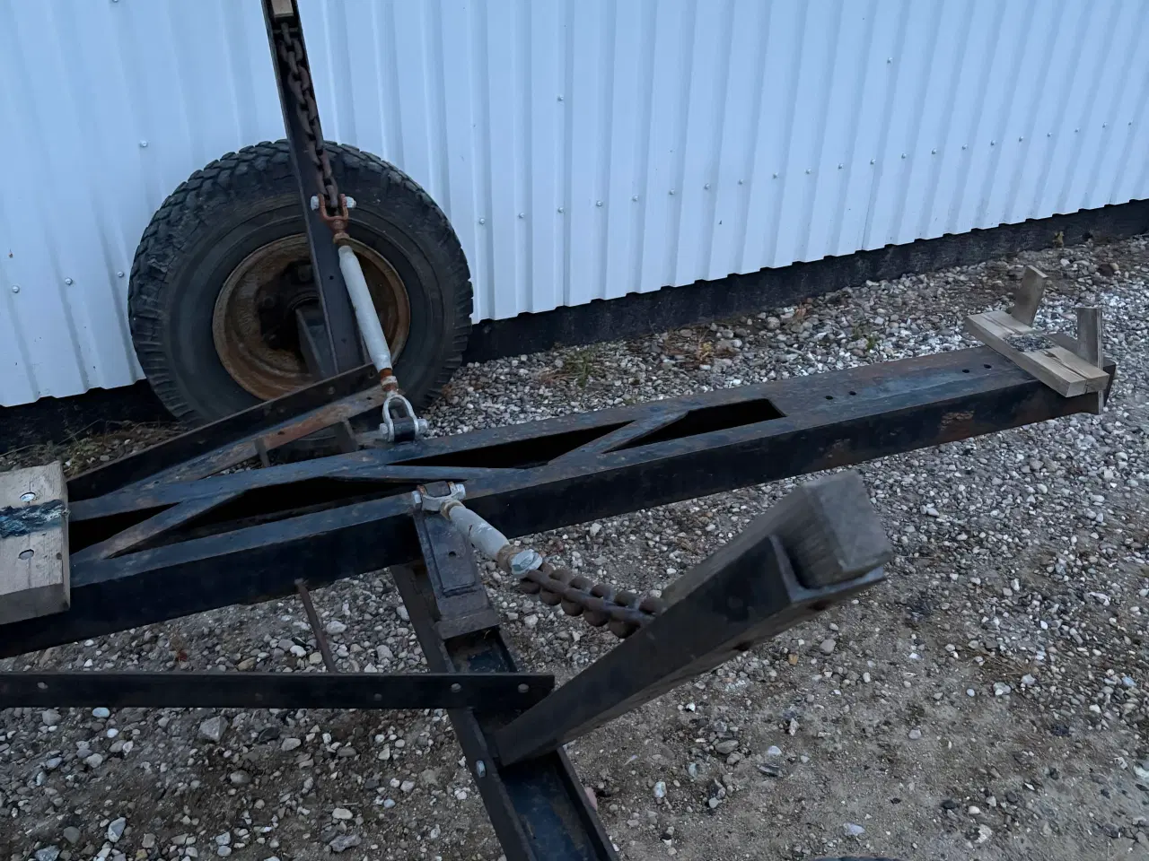 Billede 2 - Bådtrailer / båd vogn til traktor med drejekrans
