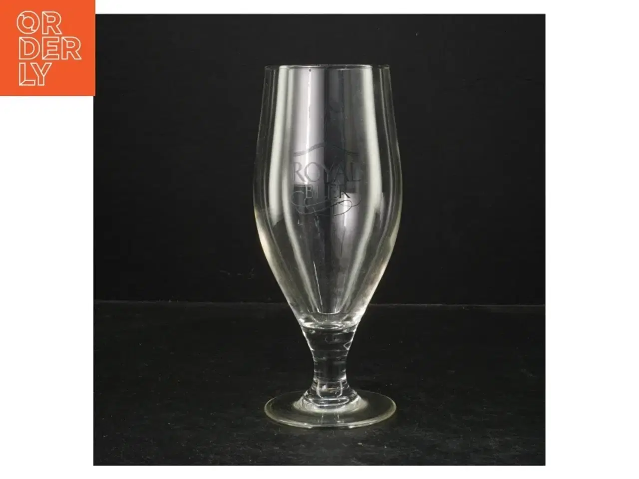 Billede 1 - Ølglas fra Royal Beer (str. 21 cm)