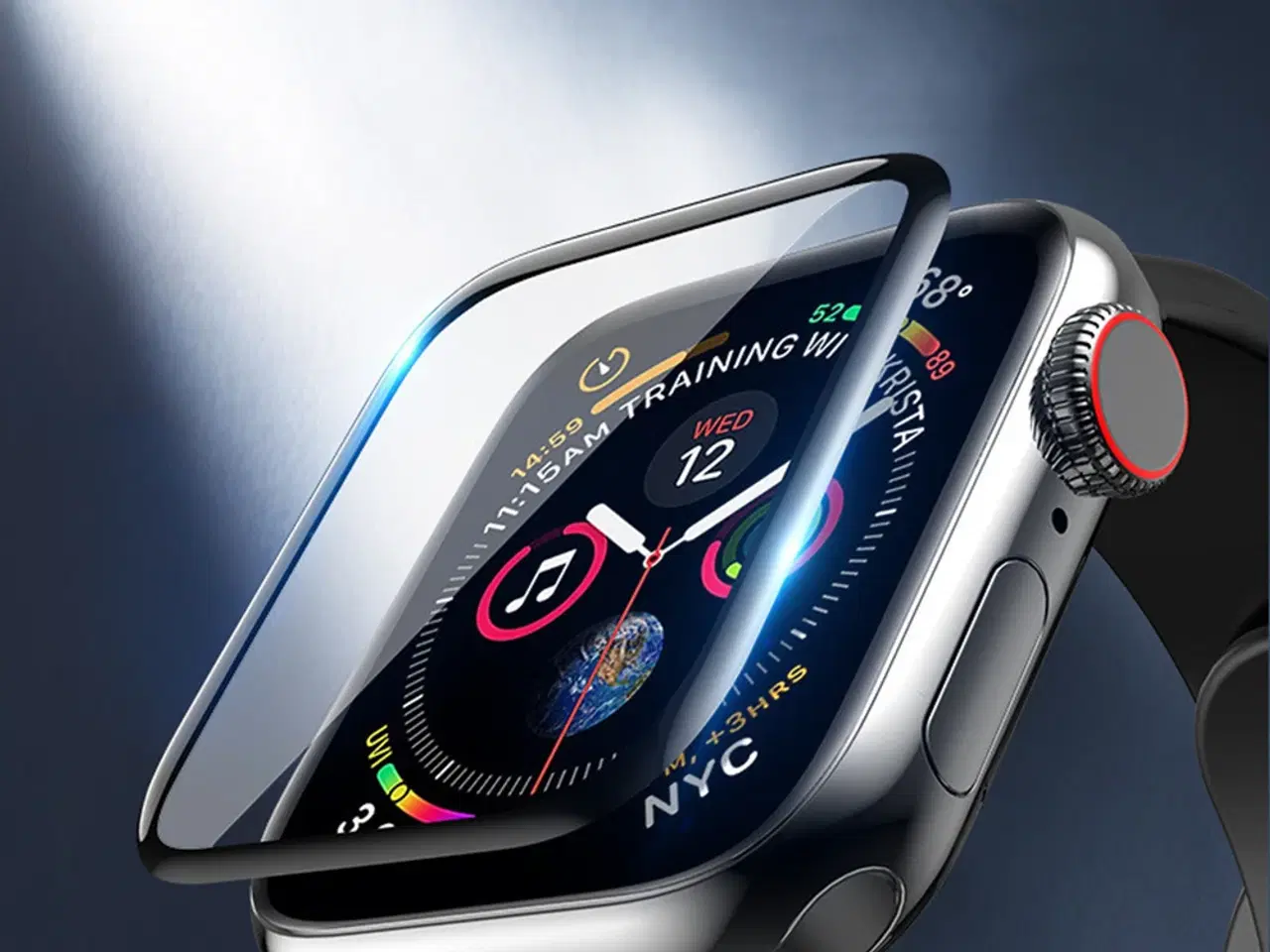 Billede 3 - Skærmbeskyttelse til Apple Watch – Ridse- & Stødsi
