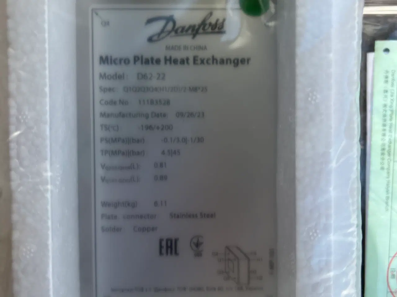 Billede 2 - Danfoss Varmevekslere 