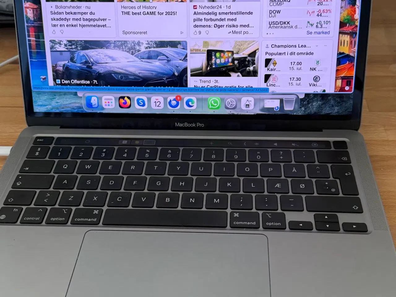 Billede 1 - Super Lækker Mac Book pro  - M1 2020- 521 gb HD