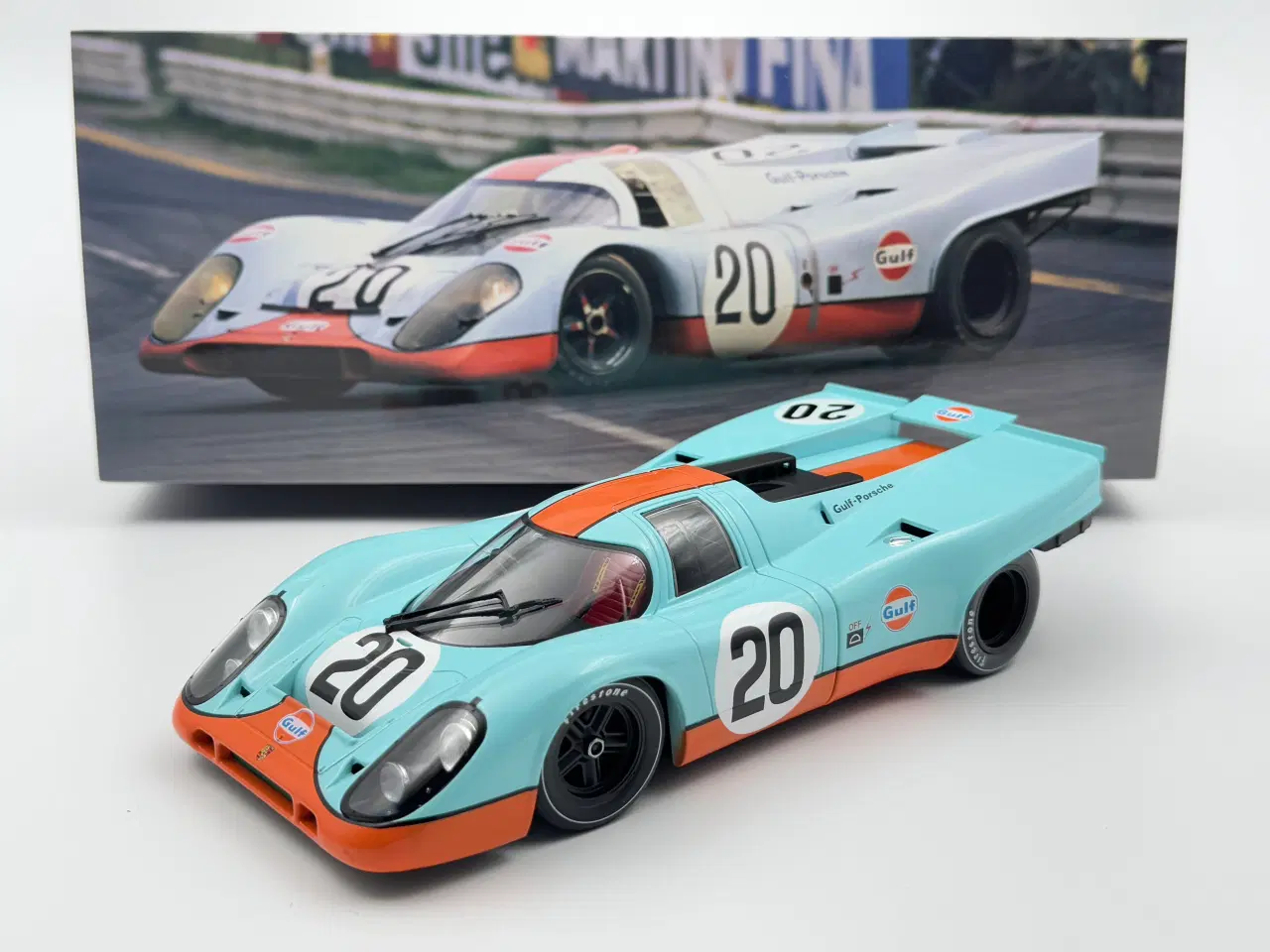 Billede 1 - 1970 Gulf Porsche 917K #20 4.9 Flat 12 - 1:18