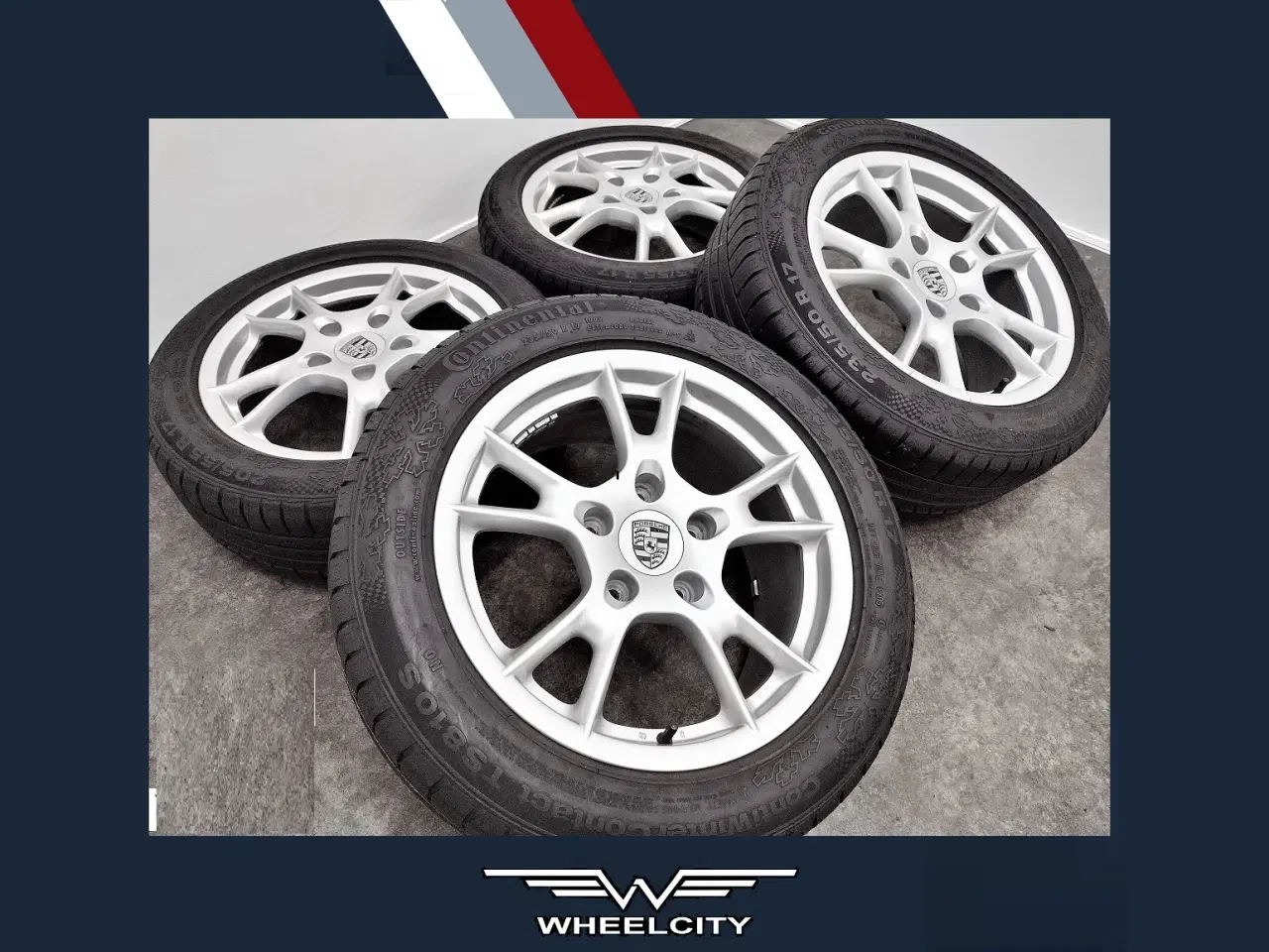 Billede 1 - 5x130 17" ET40/55 PORSCHE Boxster/Cayman vintersæt