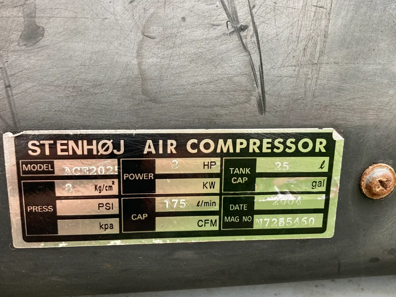 Billede 3 - Stenhøj kompressor 