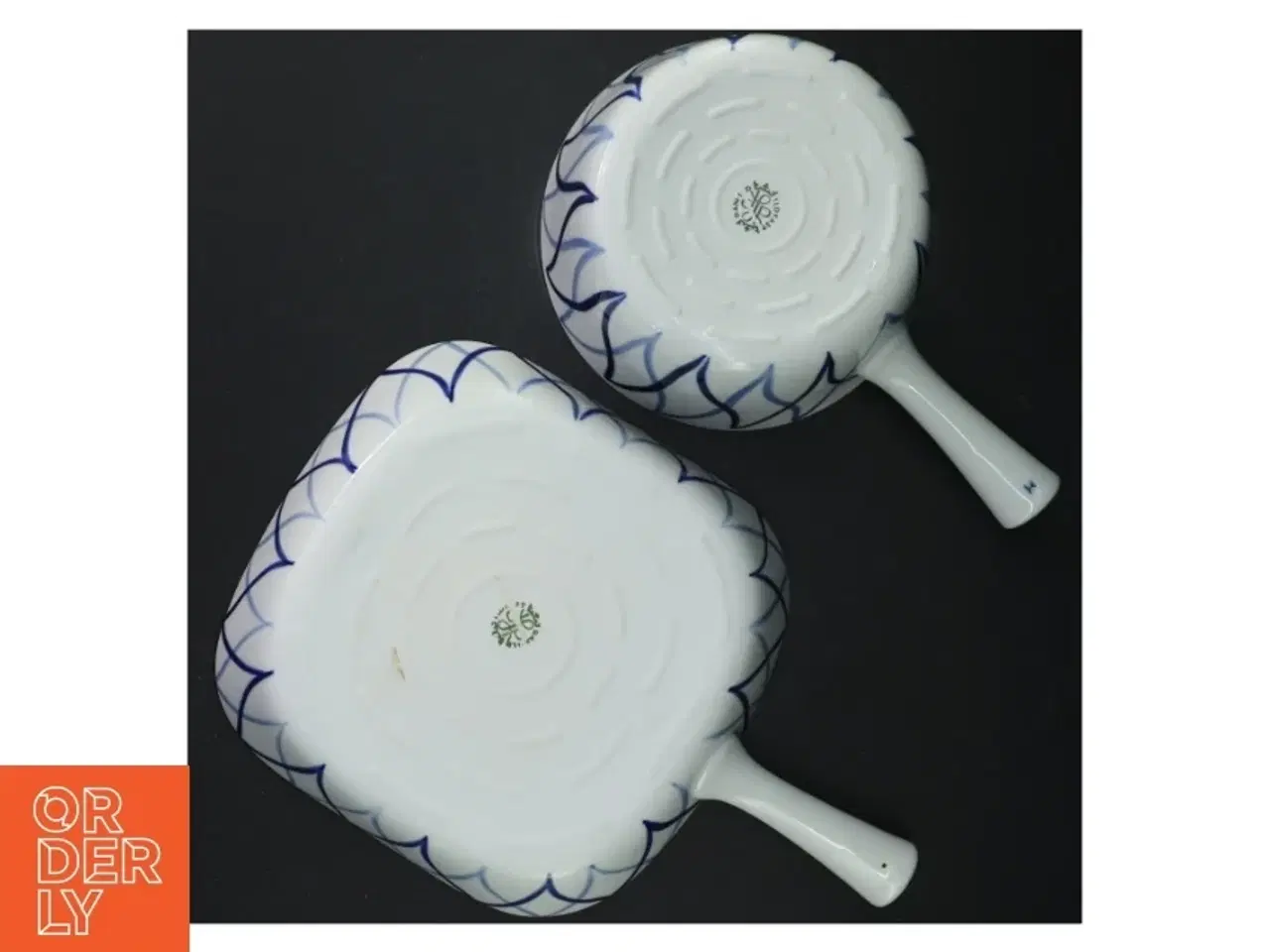 Billede 4 - Porcelænspander med blå flamme fra Ildfast (str. 28 cm)
