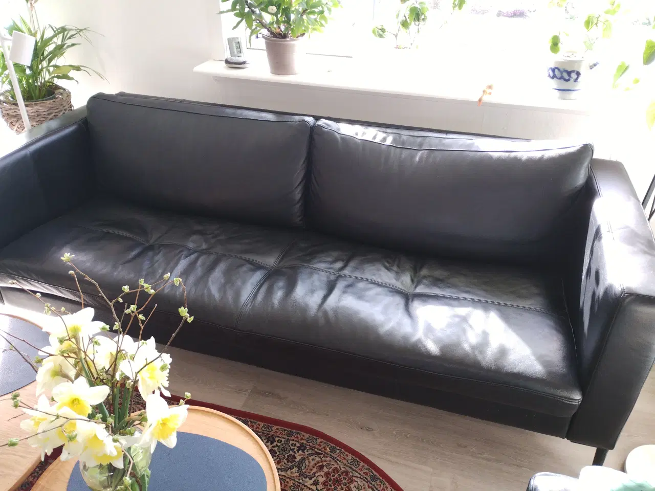 Billede 1 - Lædersofa