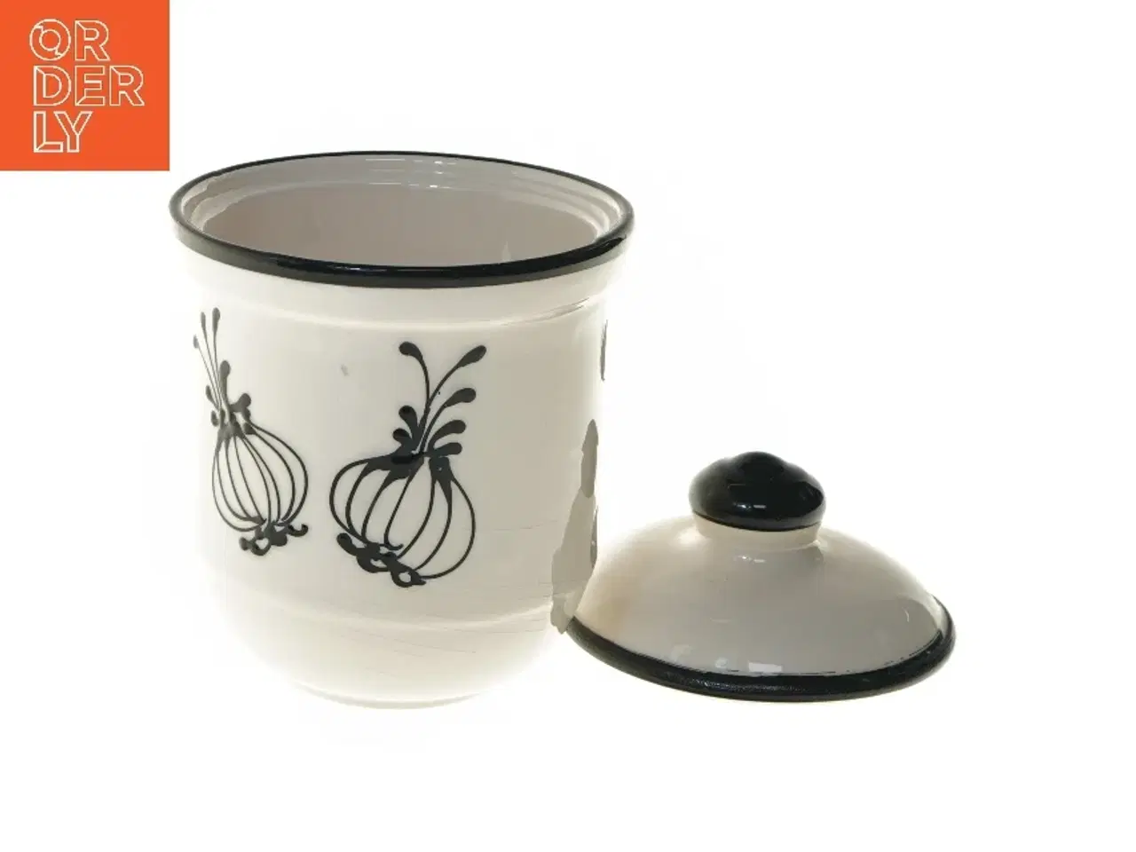 Billede 5 - Hvidløgs krukke(str. Ø 13,5 cm længde 18,5 cm) (str. Ø 13,5 cm længde 18,5 cm)