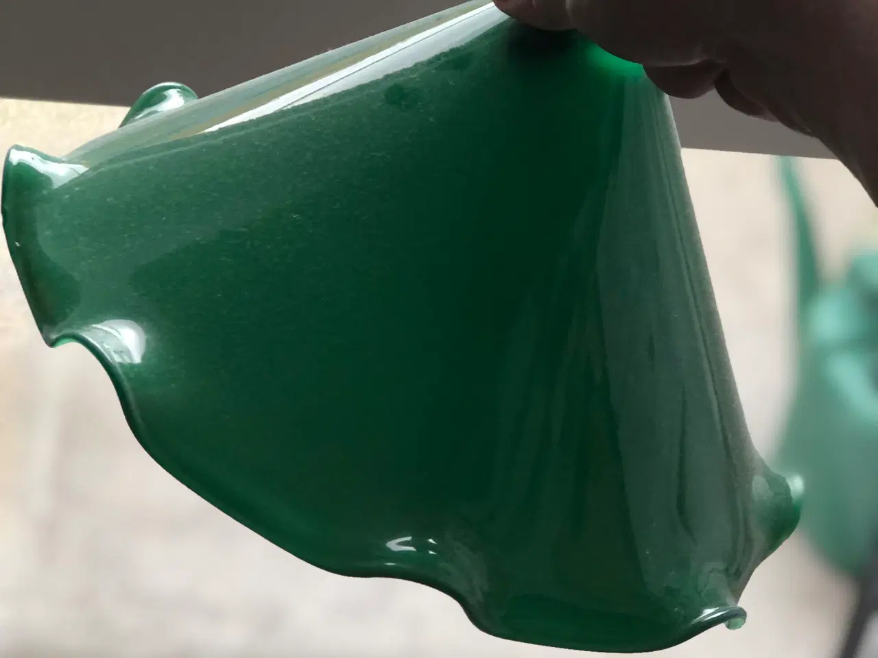 Billede 3 - Lampeskærm i glas