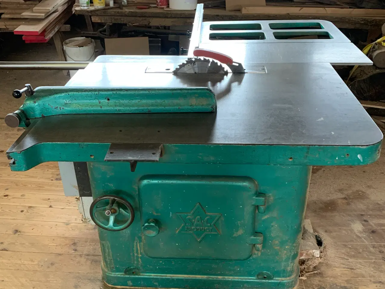 Billede 4 - Formatsav ældre meget stabilt Stationært rundsav