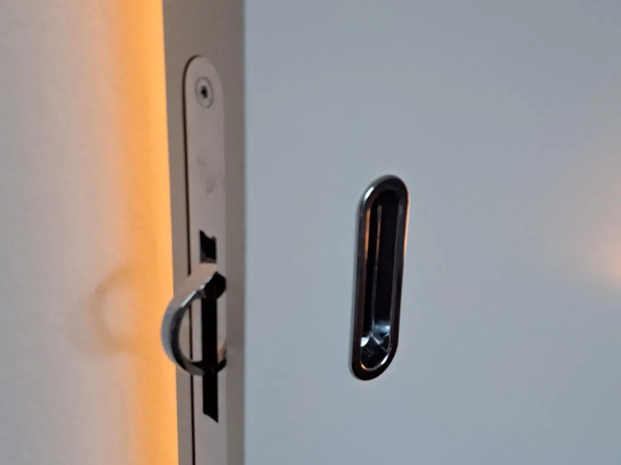 Billede 2 - skydedør Swedoor med skydedørsbeslag retro sort.