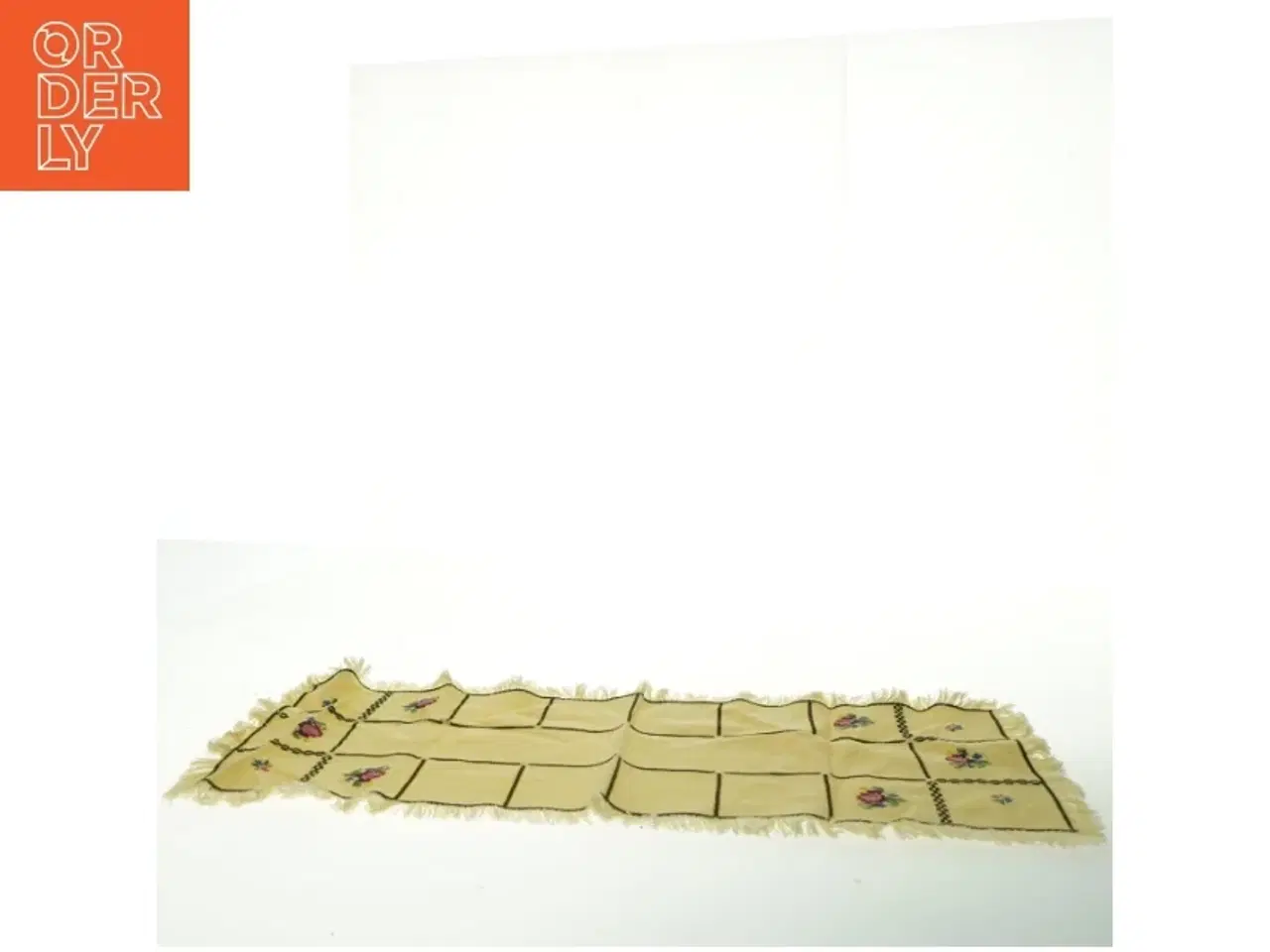 Billede 2 - Bordløber med broderi (str. 54x24 cm)