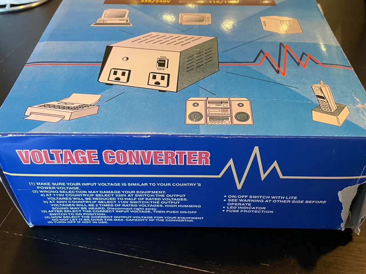 Billede 3 - Strøm omformer / voltage converter