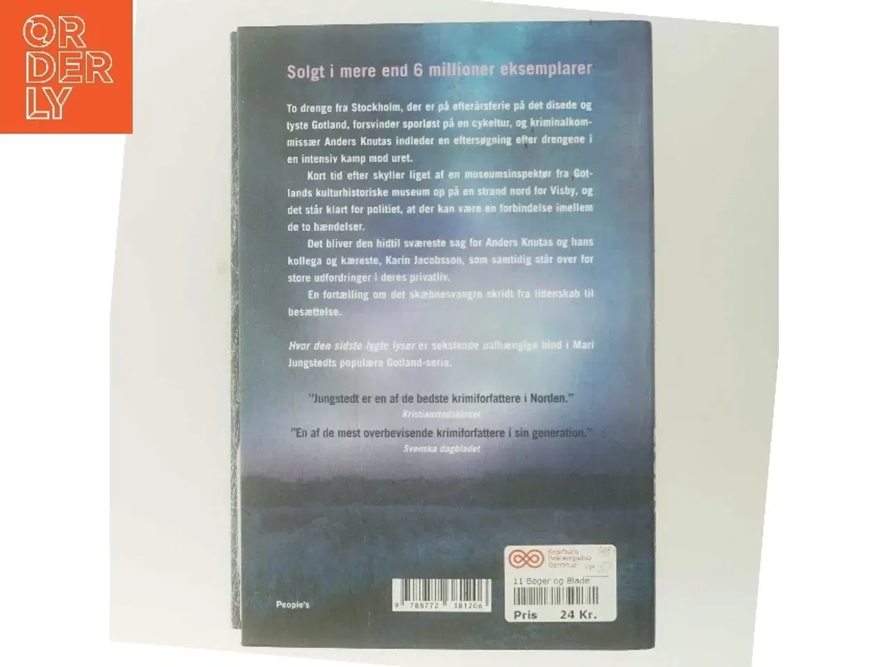 Billede 3 - Hvor den sidste lygte lyser af Mari Jungstedt (Bog)