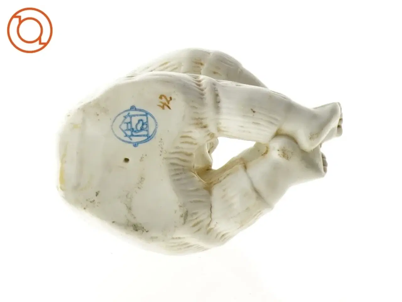 Billede 2 - Porcelænsfigur af baby (str. 12 x 6 cm)