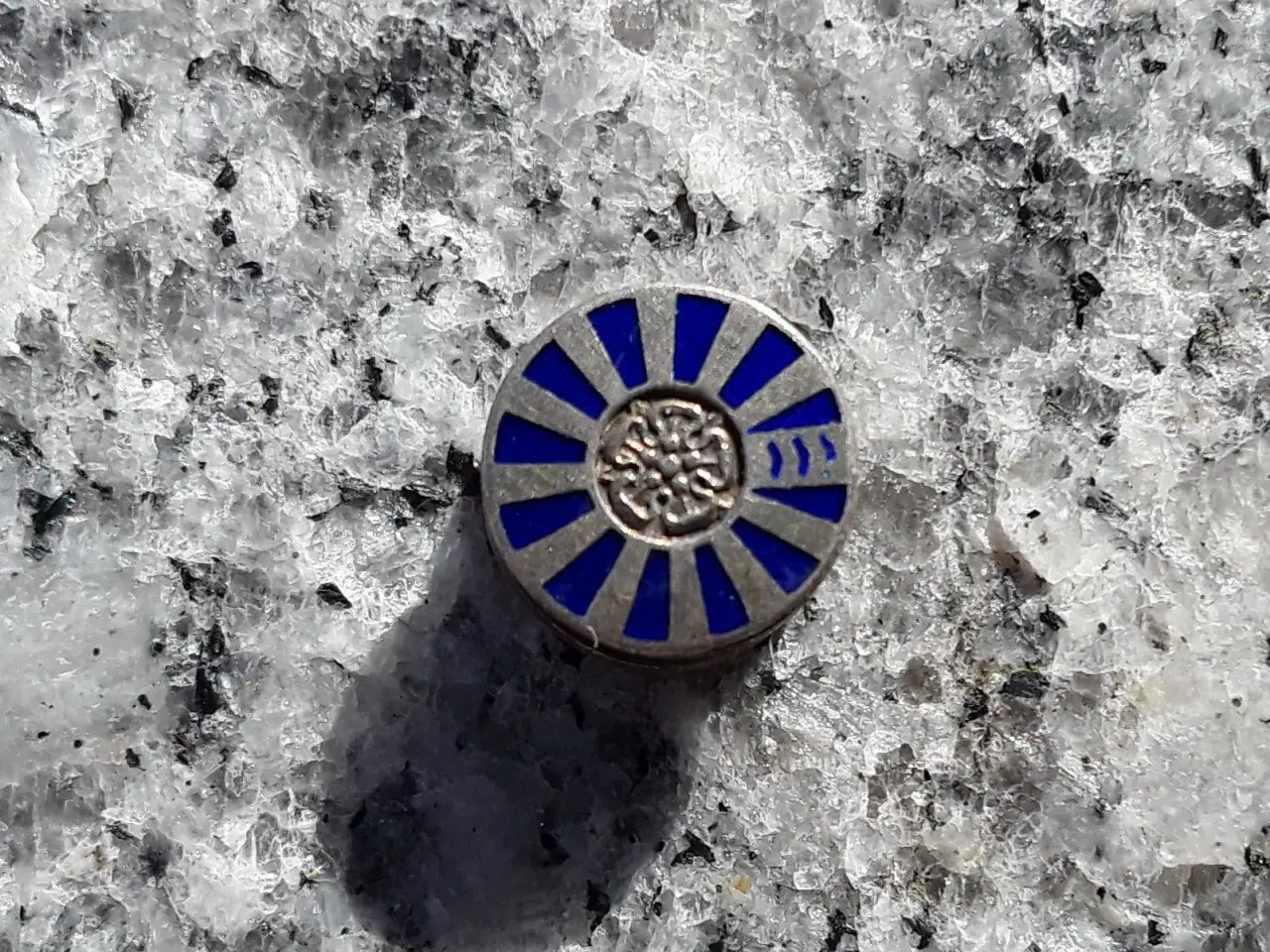Billede 1 - Rotary emalje emblem sølv 925