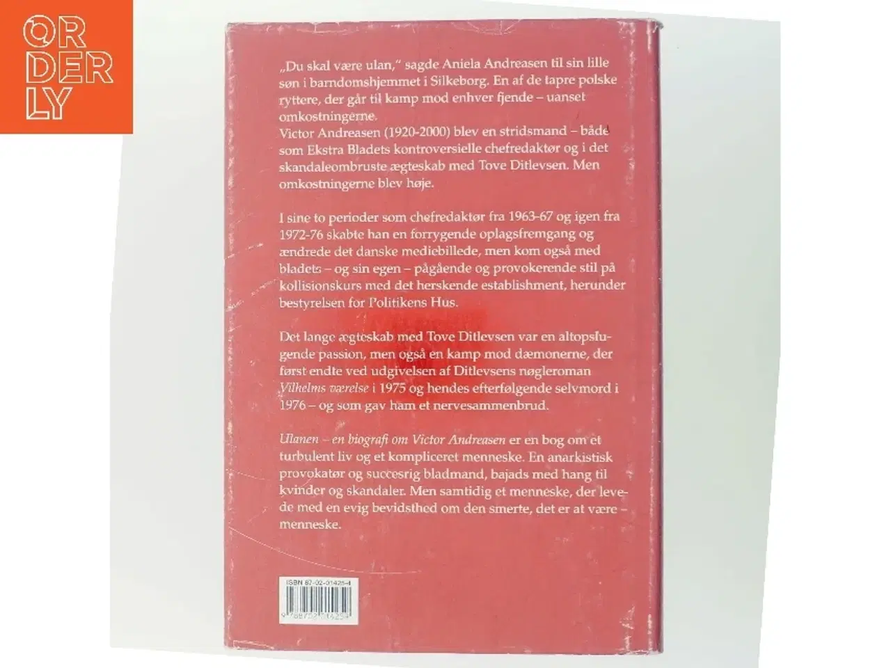 Billede 3 - Ulanen : en biografi om Victor Andreasen af Sven Ove Gade (Bog)