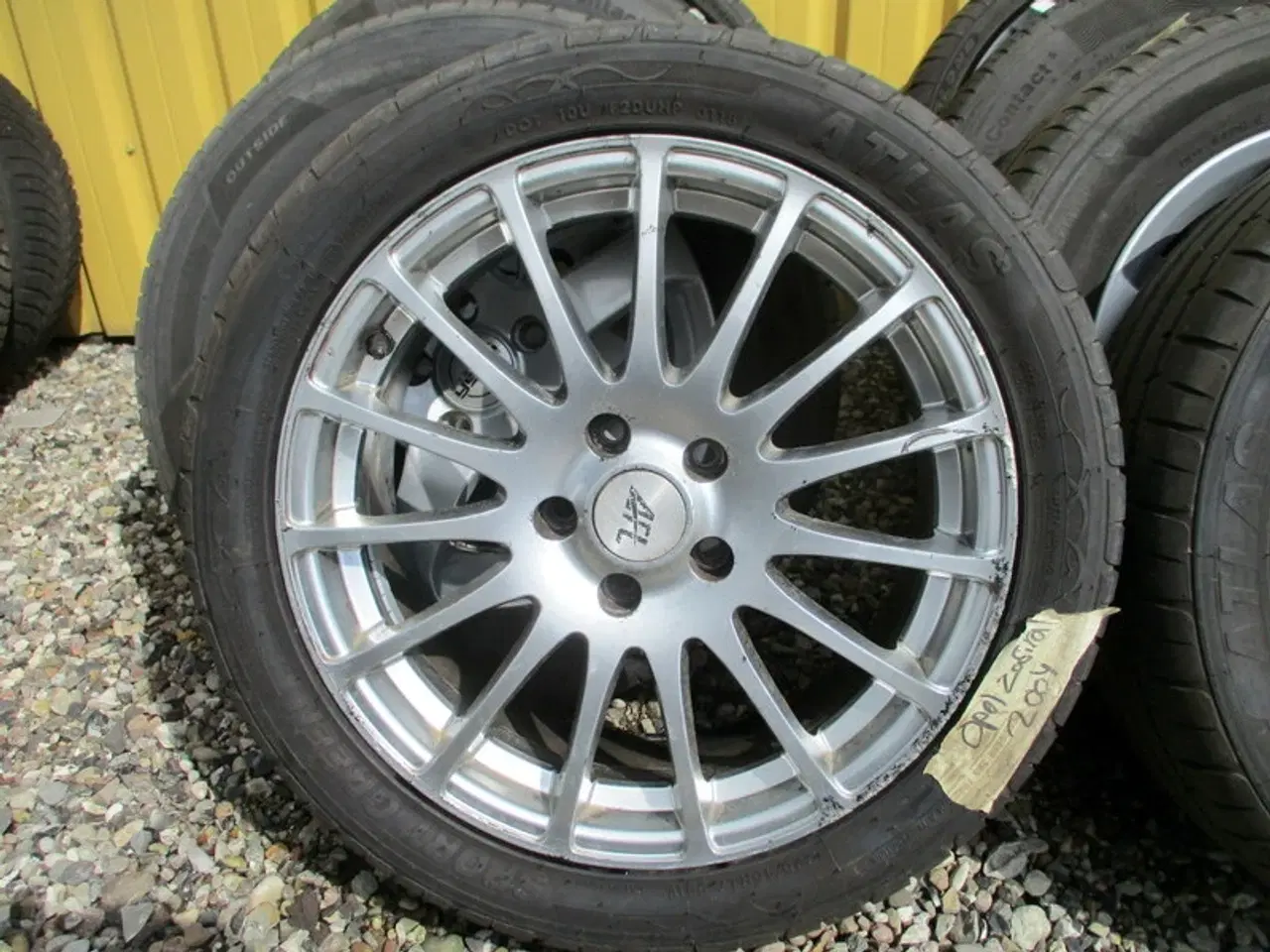 Billede 2 - 17" AFL 5X110 ET38 (Opel) 225/45/17" sommerdæk