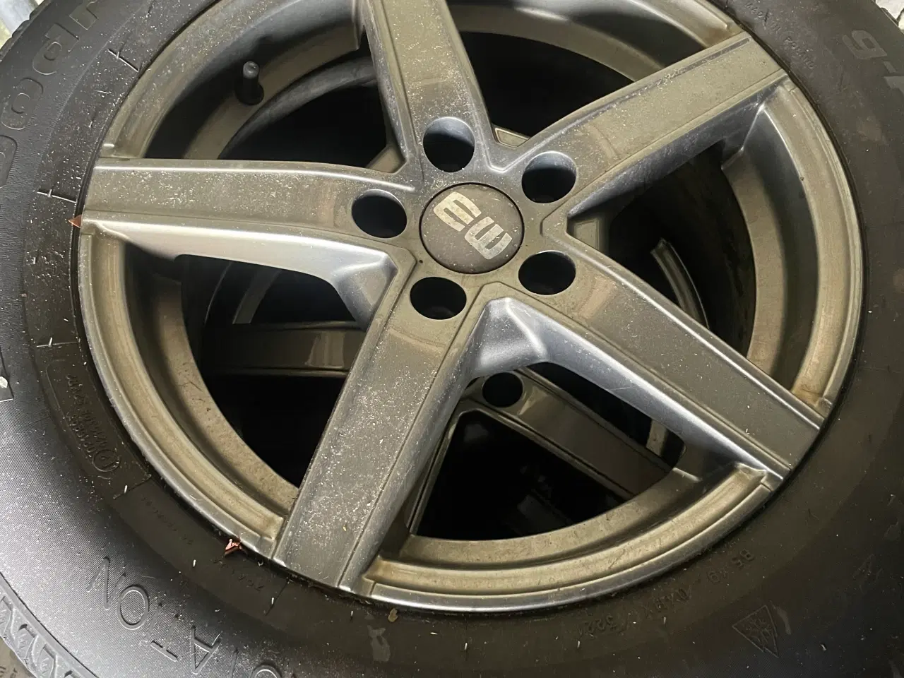 Billede 1 - 215/60 R 16 Fælge inkl. vinterdæk