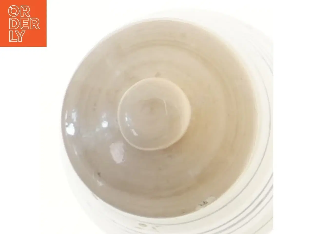 Billede 2 - Keramik krukke med låg (str. 10x9 cm)