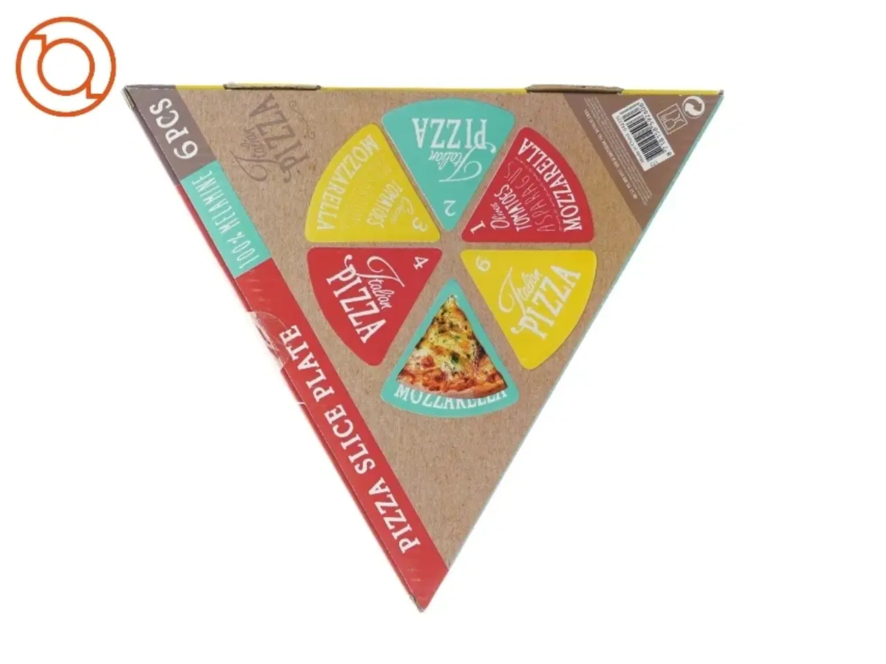 Billede 2 - nye Pizza slice plate (str. 23 x 22cm)