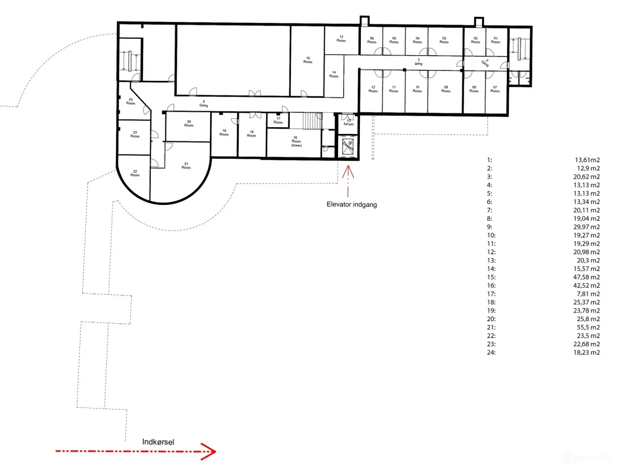 Billede 3 - Lager / Depotrum med adgang fra elevator i Århus N