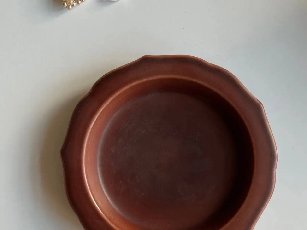 Billede 2 - Aluminia skål, bordeaux