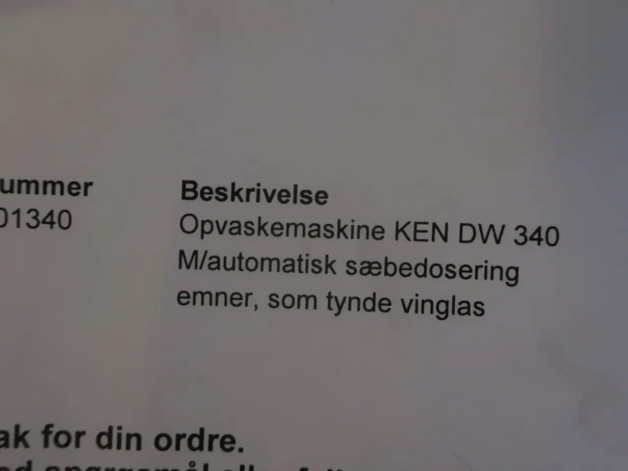 Billede 7 - Opvaskemaskine KEN DW340