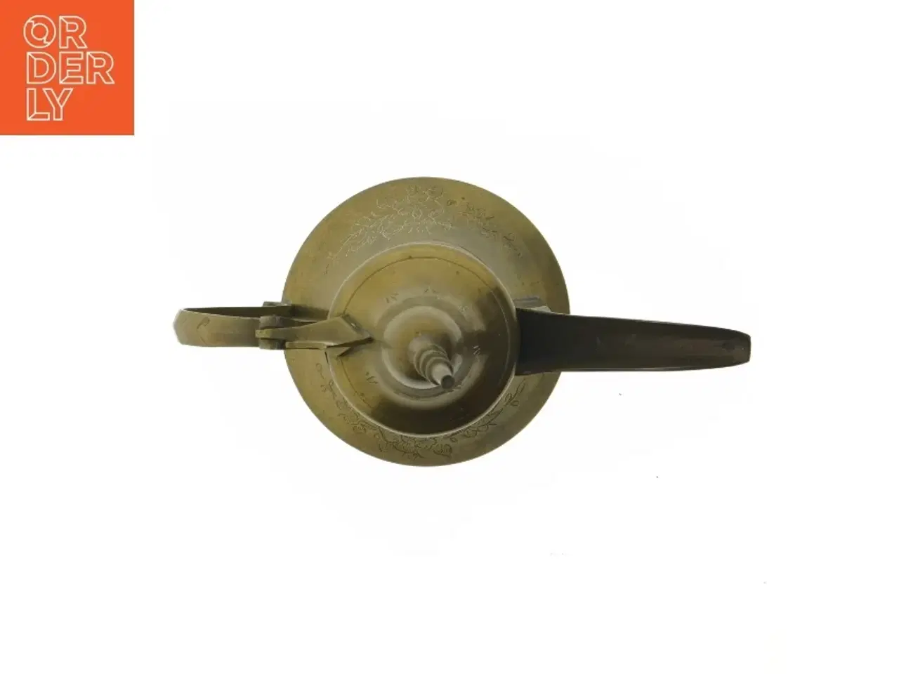 Billede 5 - Traditionel arabisk kaffekande i messing (str. 34,5 cm)