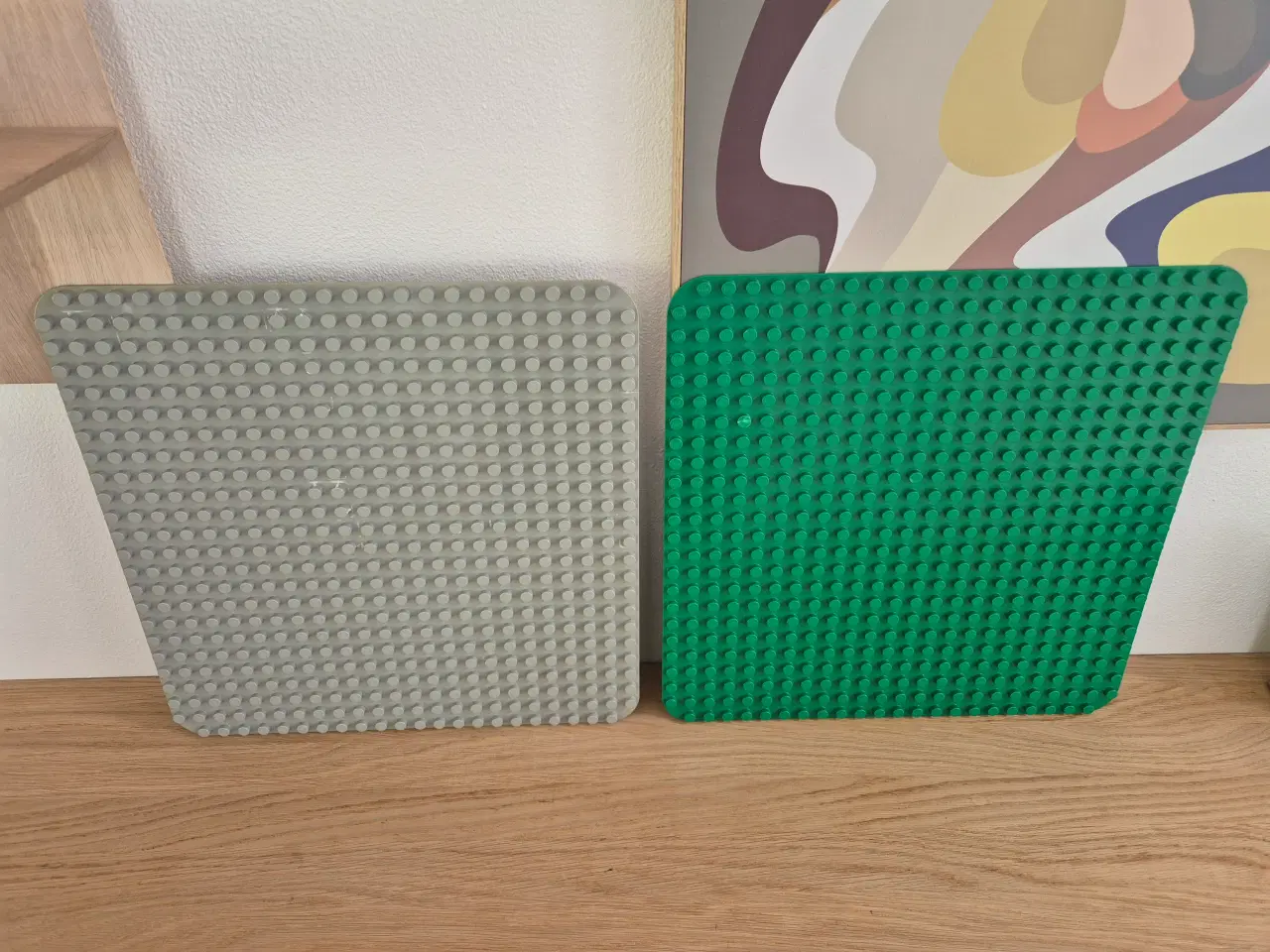 Billede 1 - Duplo 2 stk 100.-.- Store Byggeplader 38 X 38 cm….