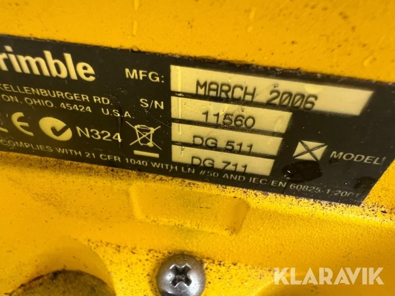 Billede 5 - Rørlaser Spectra precision laser DG511