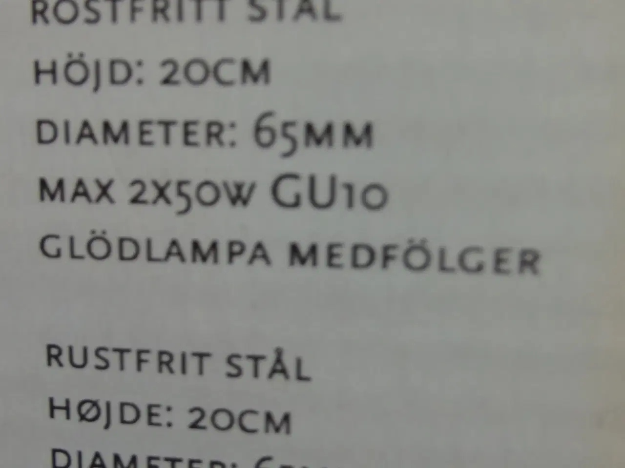 Billede 6 - Udendørslamper i rustfrit stål