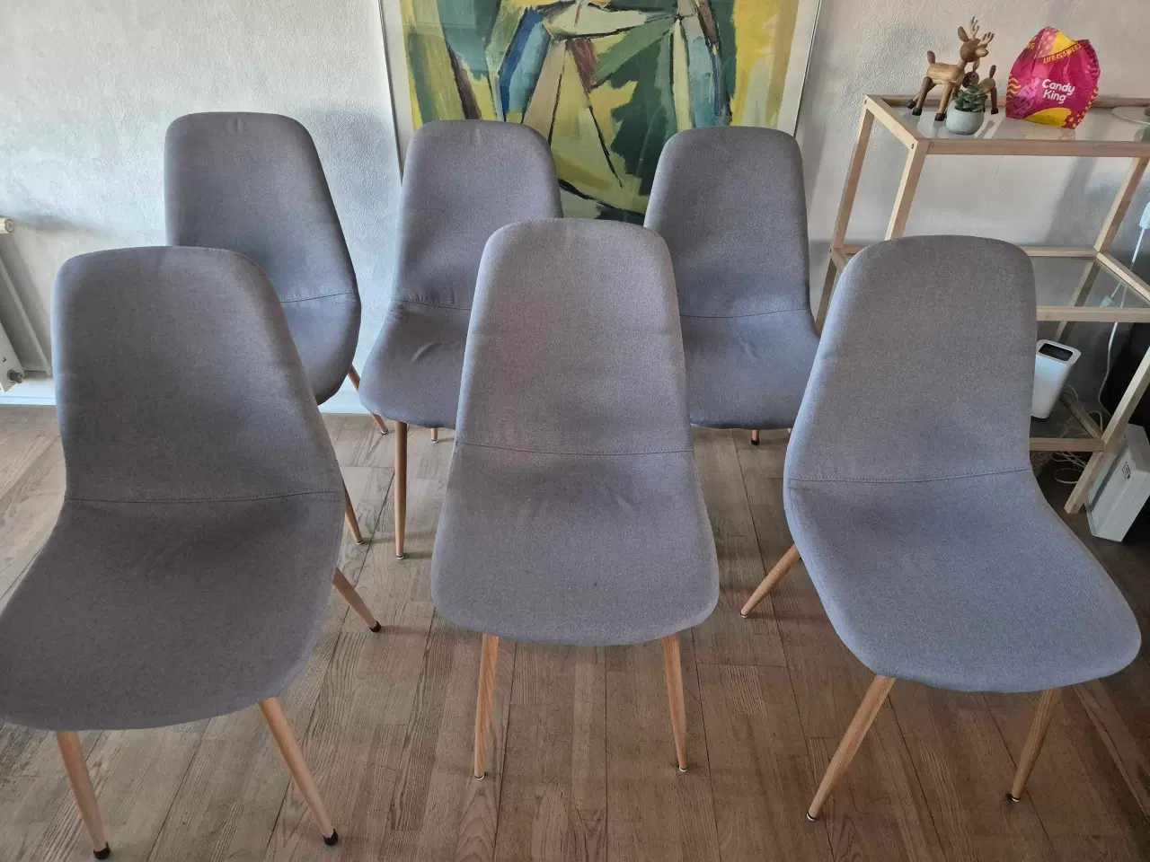 Billede 2 - Spisebord med 6 stole 