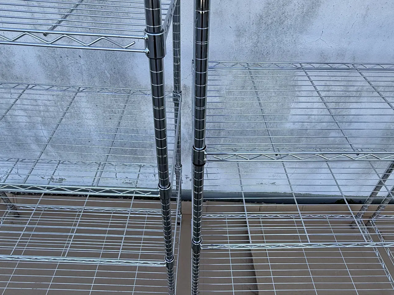 Billede 8 - 3 stk. VINDINGE Reol 6 hylder krom