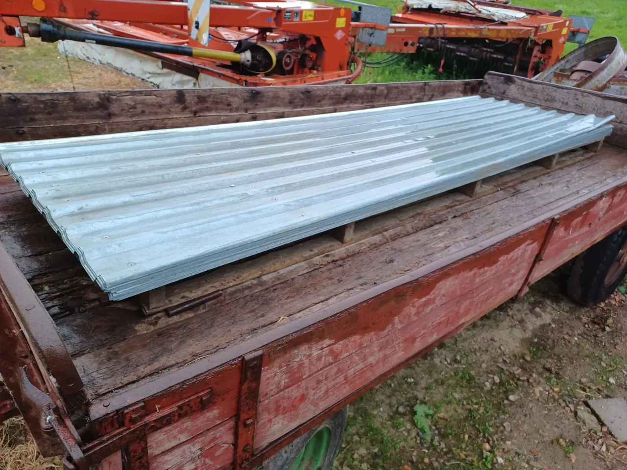 Billede 2 - Brugt galvaniseret plader 55 m2