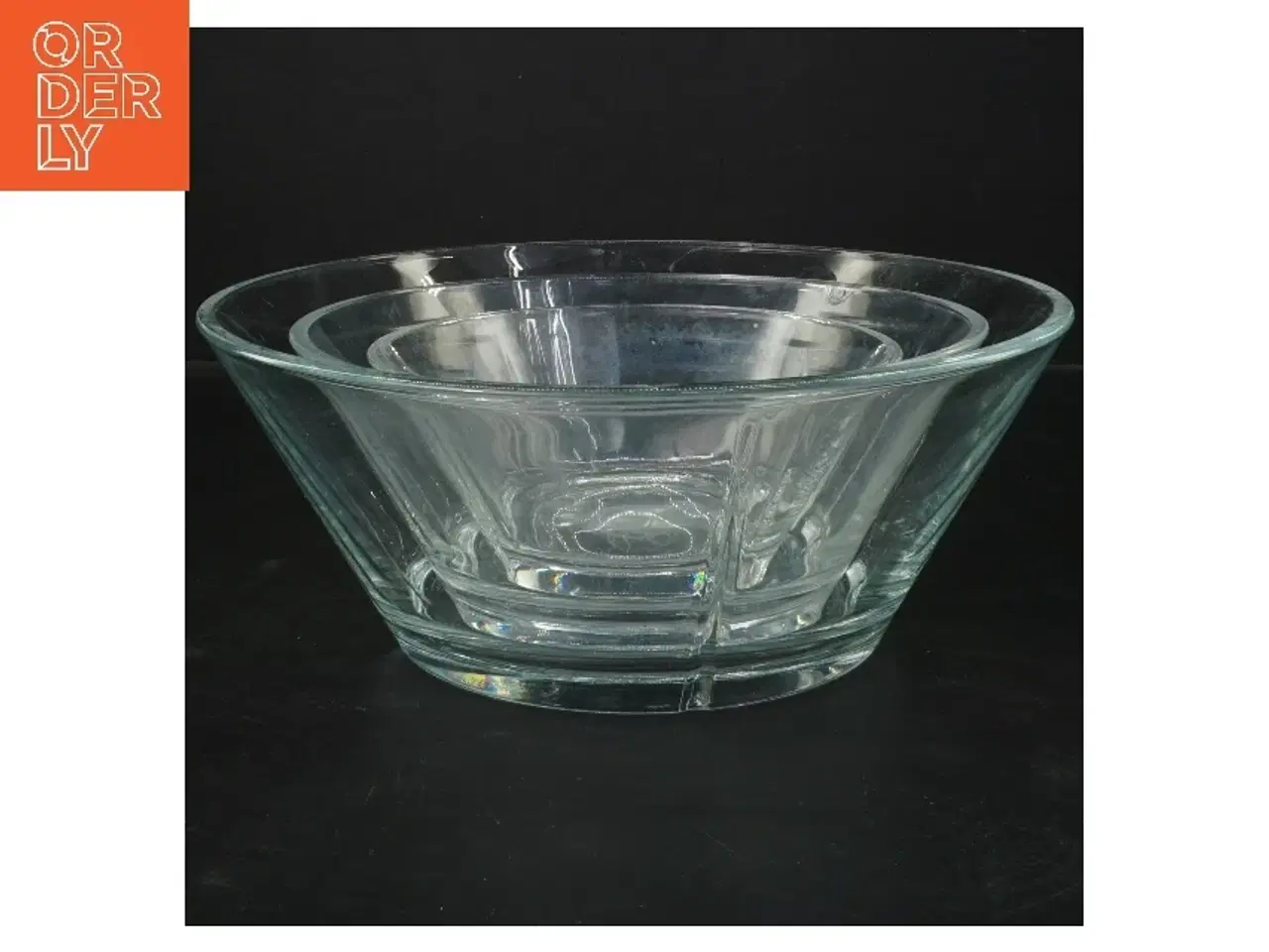 Billede 1 - Sæt af glas skåle fra Rosendahl (str. Ø 15 og 19 og 24 cm)