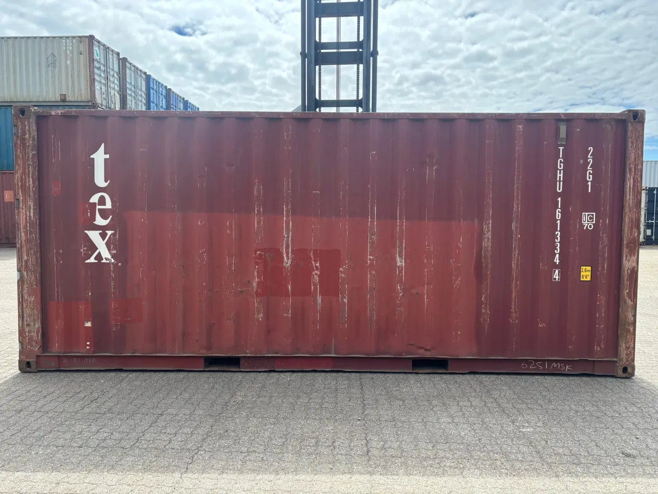 Billede 3 - 20 fods Container- ID: TGHU 161334-4