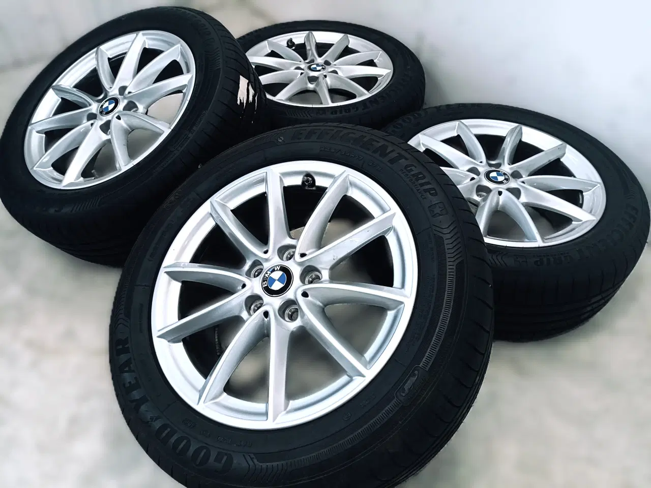 Billede 2 - 5x112 17" ET52 nav 66,6ø BMW sommersæt inkl.TPMS