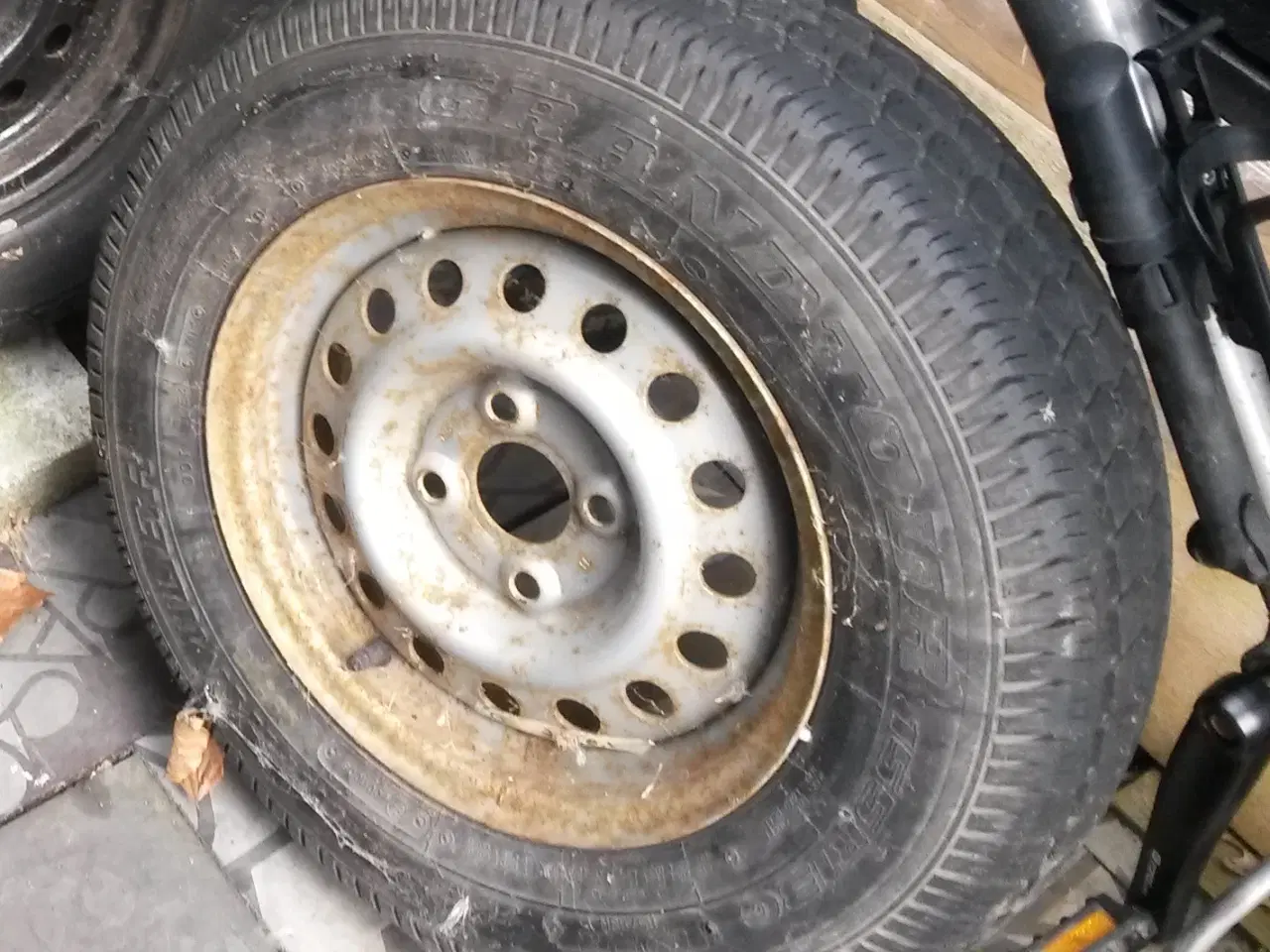 Billede 1 - Trailer hjul 13" med 4x100 bolthuller