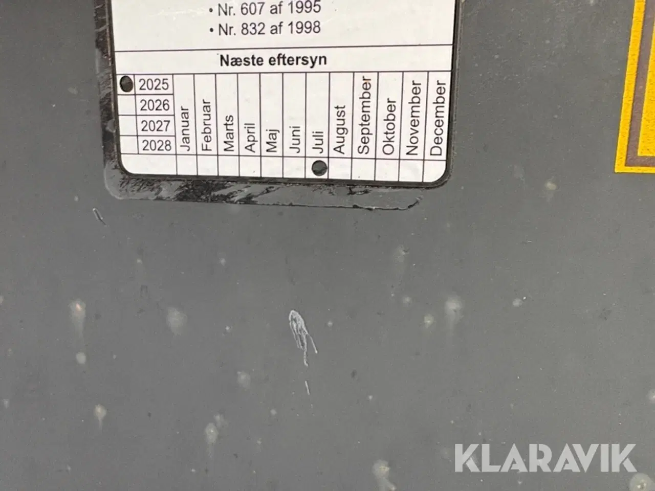 Billede 9 - Mandskabskurv Kirk maskinfabrik K1330