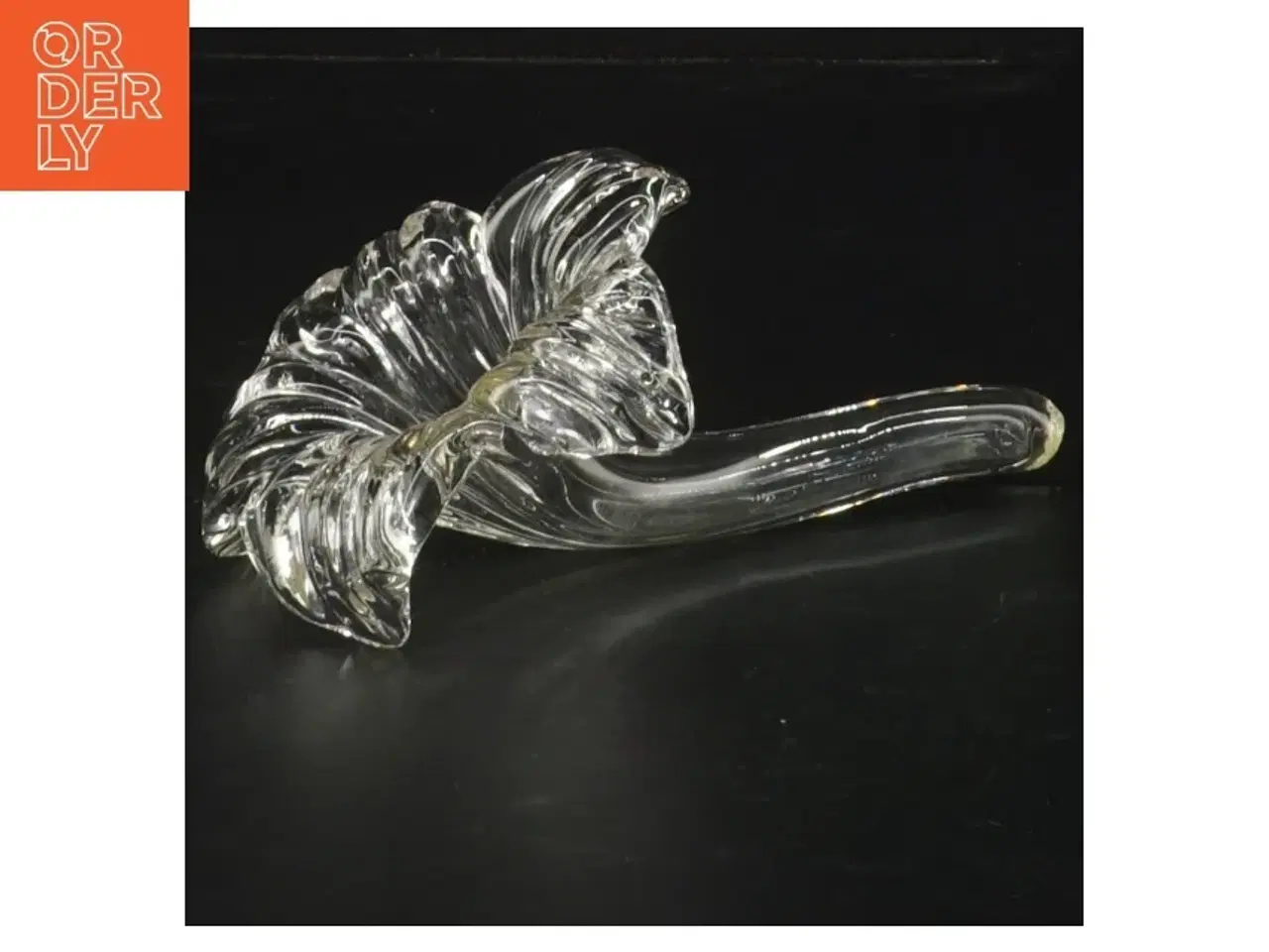 Billede 1 - Glassblomst vase / dekoration (str. Længde, 13,5 cm)