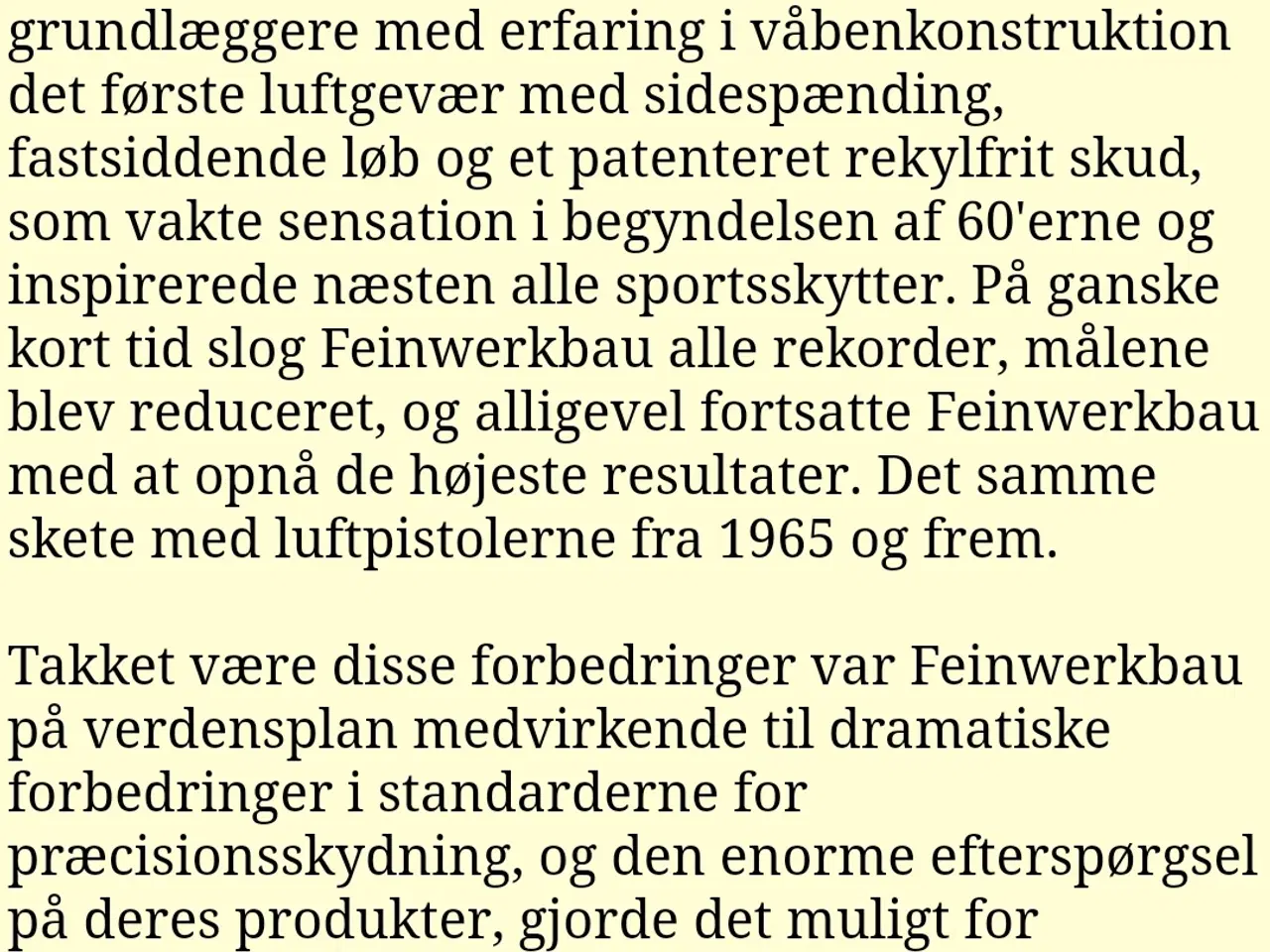 Billede 2 - Feinwerkbau model 65 som ny i original æske. 
