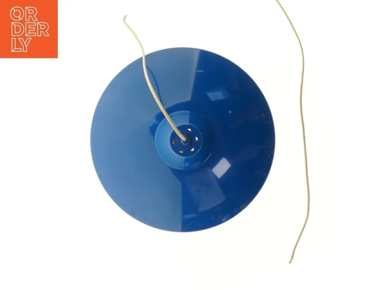 Billede 2 - Blå pendellampe (str. Ø 34 cm)